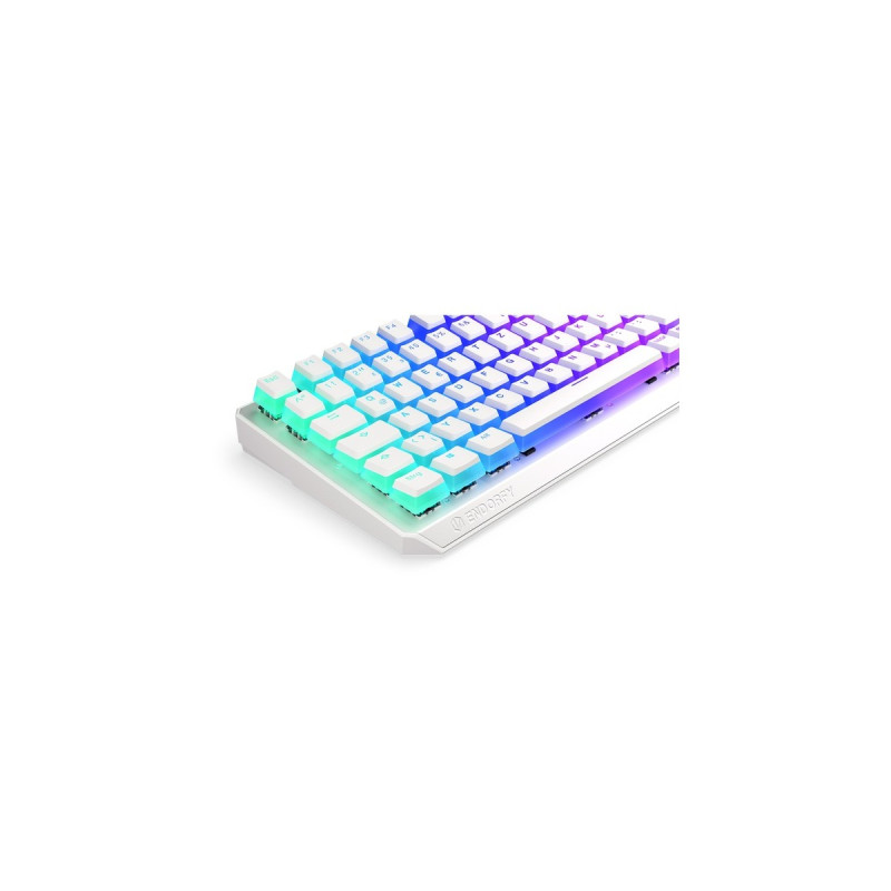 ENDORFY Thock 75% Wireless Onyx White, Gaming-Tastatur(weiß, DE-Layout, Kailh Box Black)