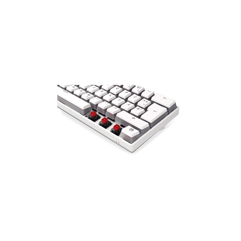 ENDORFY Thock Compact Wireless Pudding Onyx White, Gaming-Tastatur(weiß, DE-Layout, Kailh Box Red)