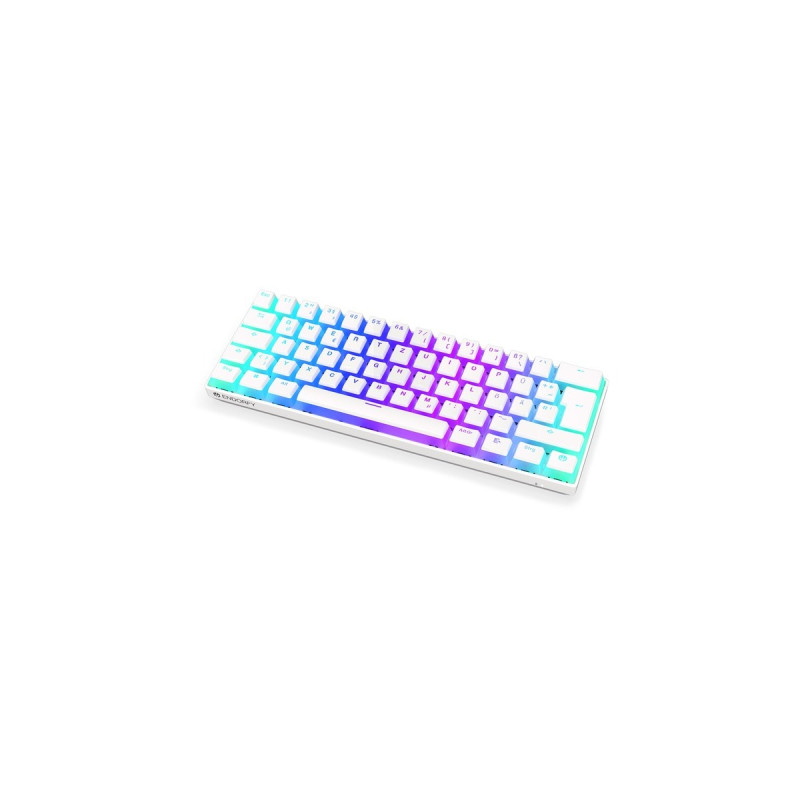 ENDORFY Thock Compact Wireless Pudding Onyx White, Gaming-Tastatur(weiß, DE-Layout, Kailh Box Red)