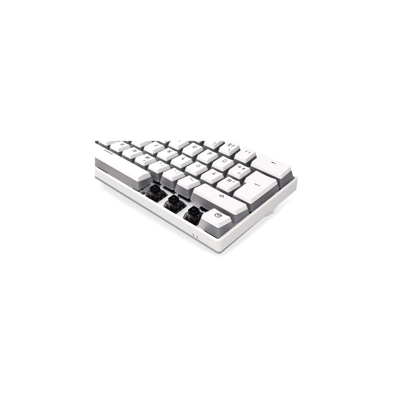 ENDORFY Thock Compact Wireless Pudding Onyx White, Gaming-Tastatur(weiß, DE-Layout, Kailh Box Black)