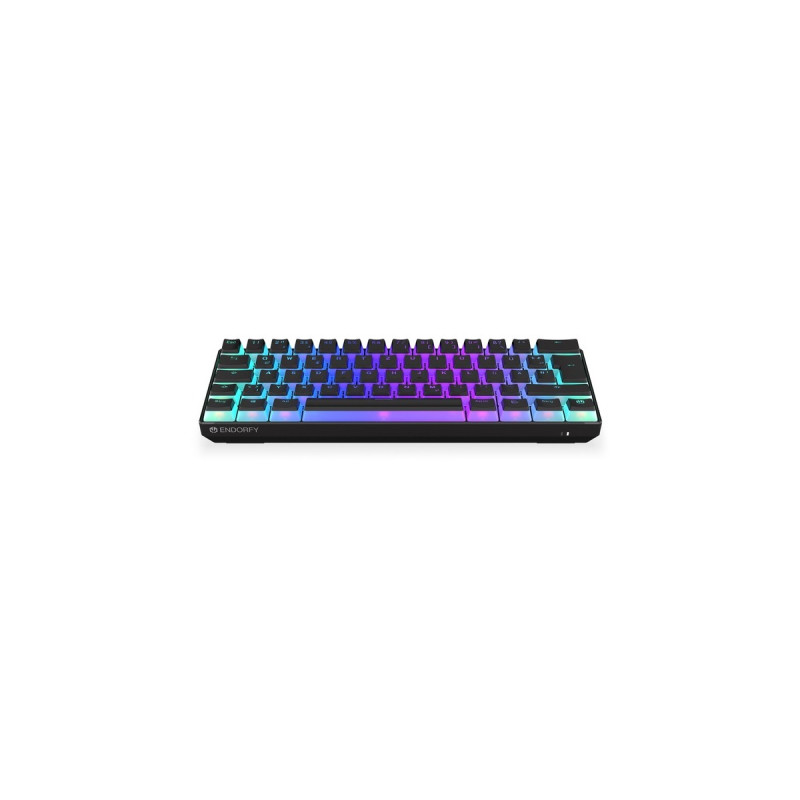 ENDORFY Thock Compact Wireless Pudding, Gaming-Tastatur(schwarz, DE-Layout, Kailh Box Black)