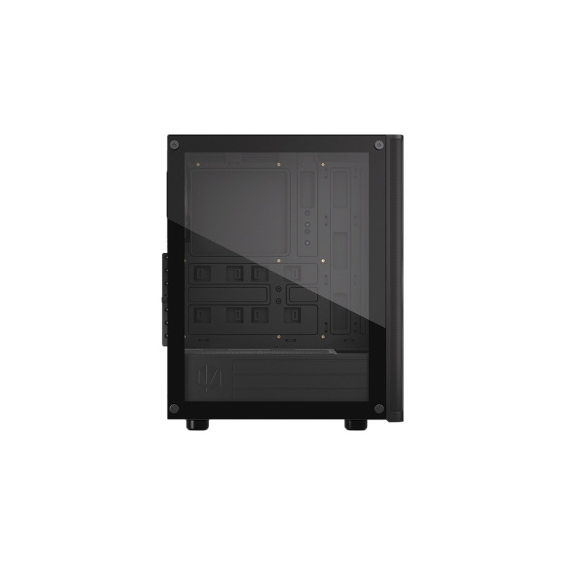 ENDORFY Ventum 200 ARGB, Tower-Gehäuse(schwarz, Seitenteil aus Tempered Glass)