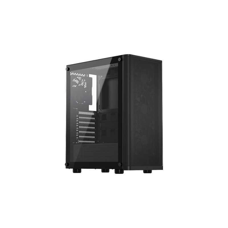 ENDORFY Ventum 200 Air, Tower-Gehäuse(schwarz, Seitenteil aus Tempered Glass)