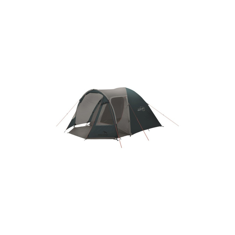 Easy Camp Kuppelzelt Blazar 400 Steel Blue(dunkelblau/grau, mit Tunnelanbau)