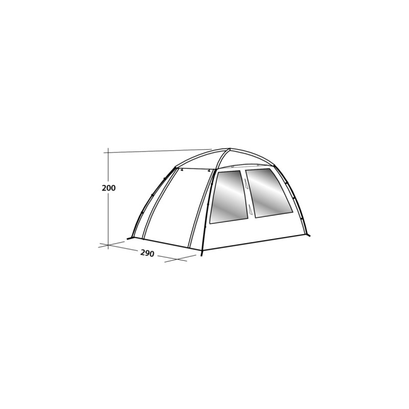 Easy Camp Kuppelzelt Daytent(dunkelgrau/hellgrau)