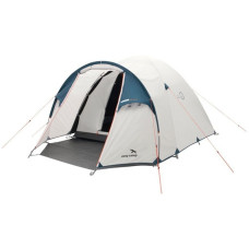 Easy Camp Kuppelzelt Ibiza 400 Light Grey(hellgrau/blau, mit Tunnel-Vorbau, Modell 2024)