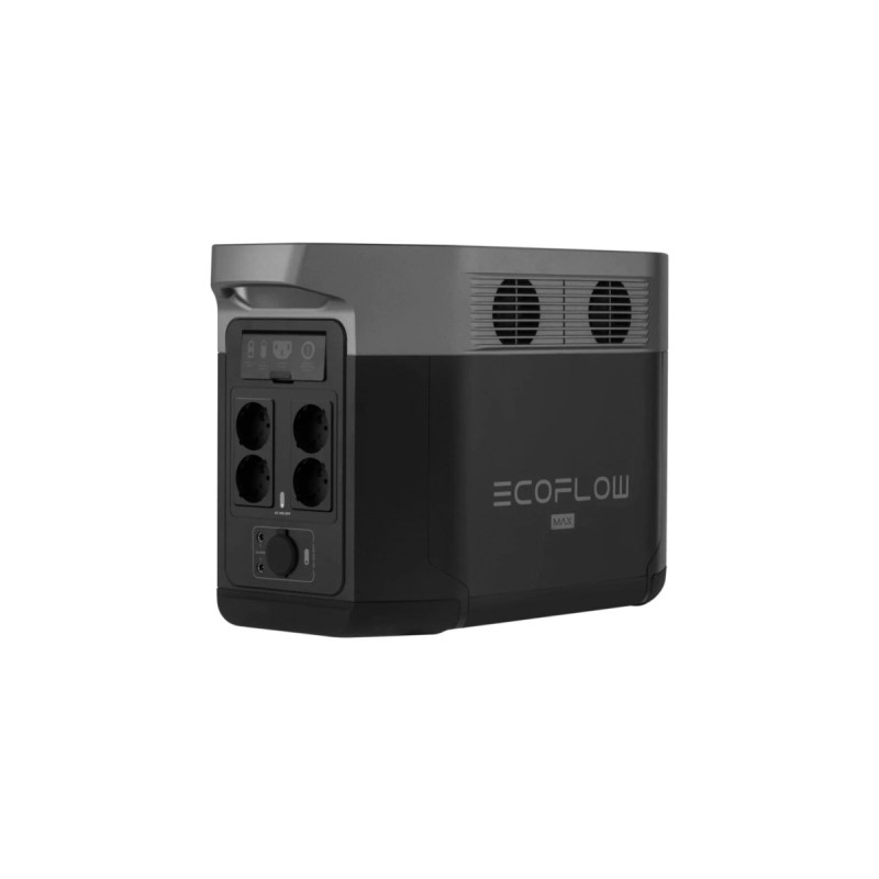 EcoFlow DELTA Max 1600W EU, tragbare Powerstation(schwarz, 1.612 Wh, X-boost 4.600W)
