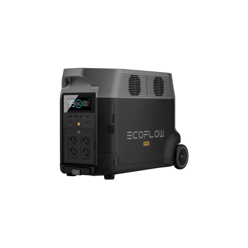 EcoFlow DELTA Pro EU, tragbare Powerstation(schwarz, 3.600 Wh, X-boost 7.200W, LFP-Akku)