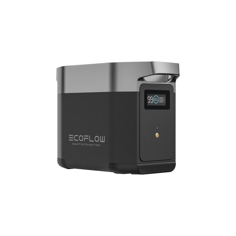 EcoFlow Intelligenter Zusatzakku für Delta 2(schwarz, 1.024 Wh)