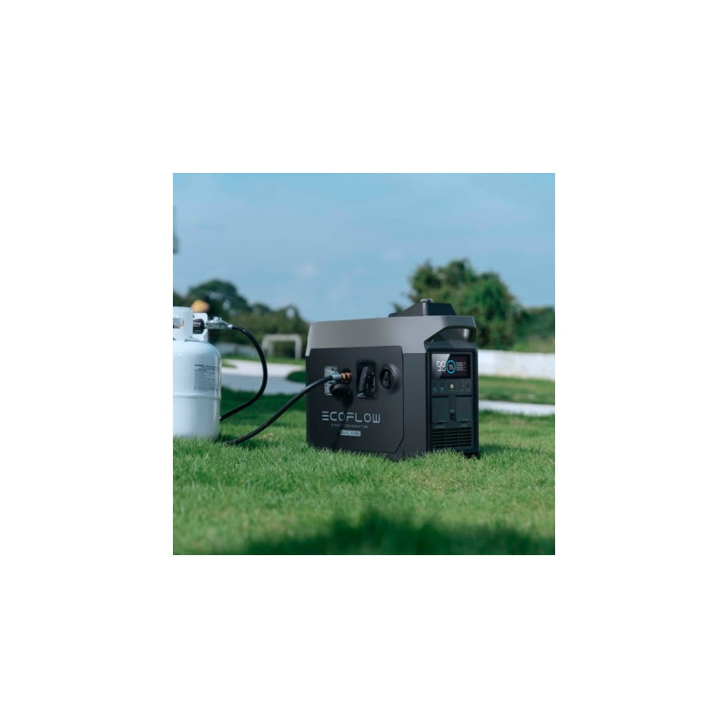 EcoFlow Smart Generator (Dual Fuel)(schwarz/grau, Wechselrichtergenerator)