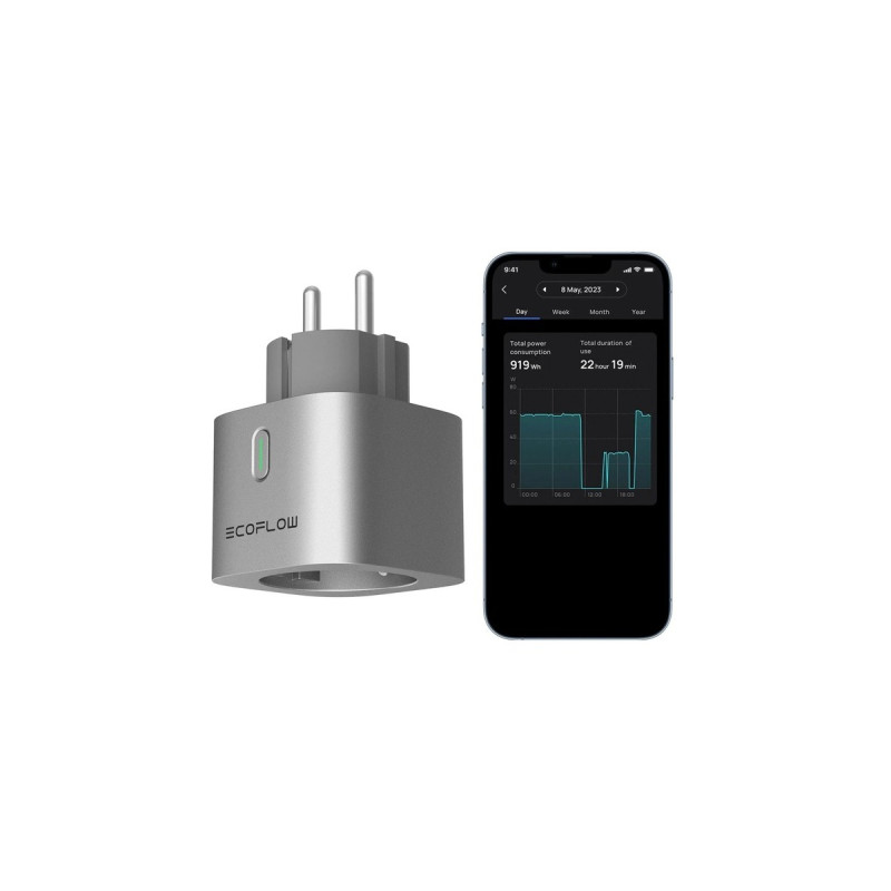 EcoFlow Smart Plug, Steckdose(grau)
