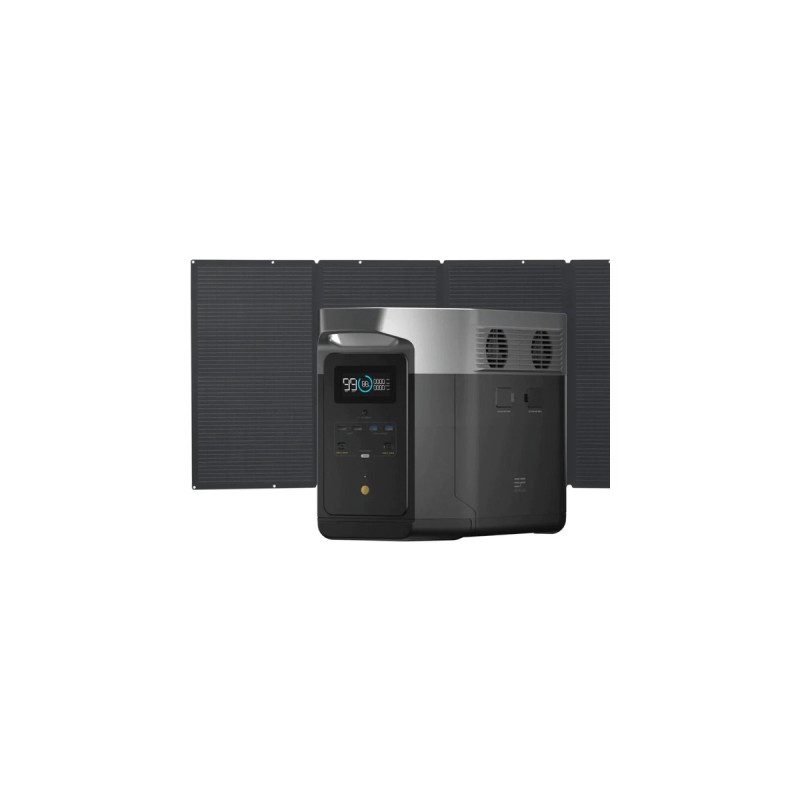 EcoFlow Starterset Solarpanel 400W + Powerstation Delta Max A2.000W