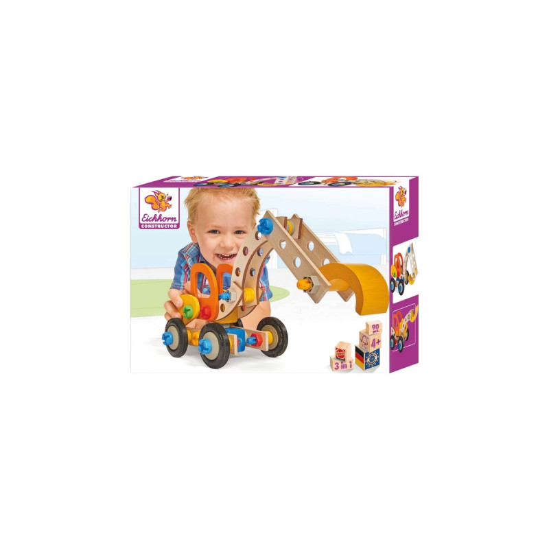 Eichhorn Constructor, Bagger, Baukasten(90 Teile)