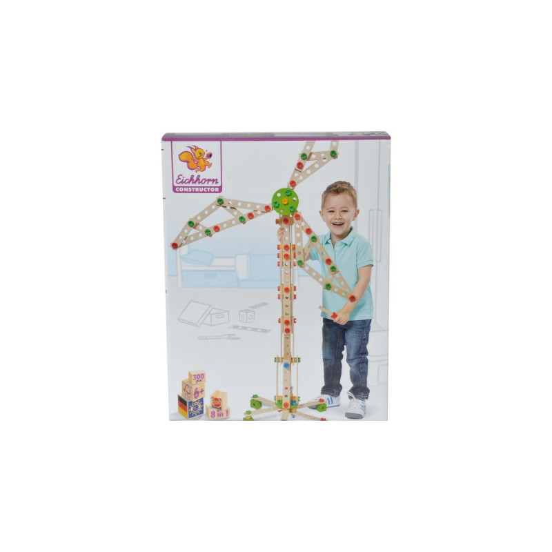 Eichhorn Constructor, Windrad, Baukasten(300 Teile)