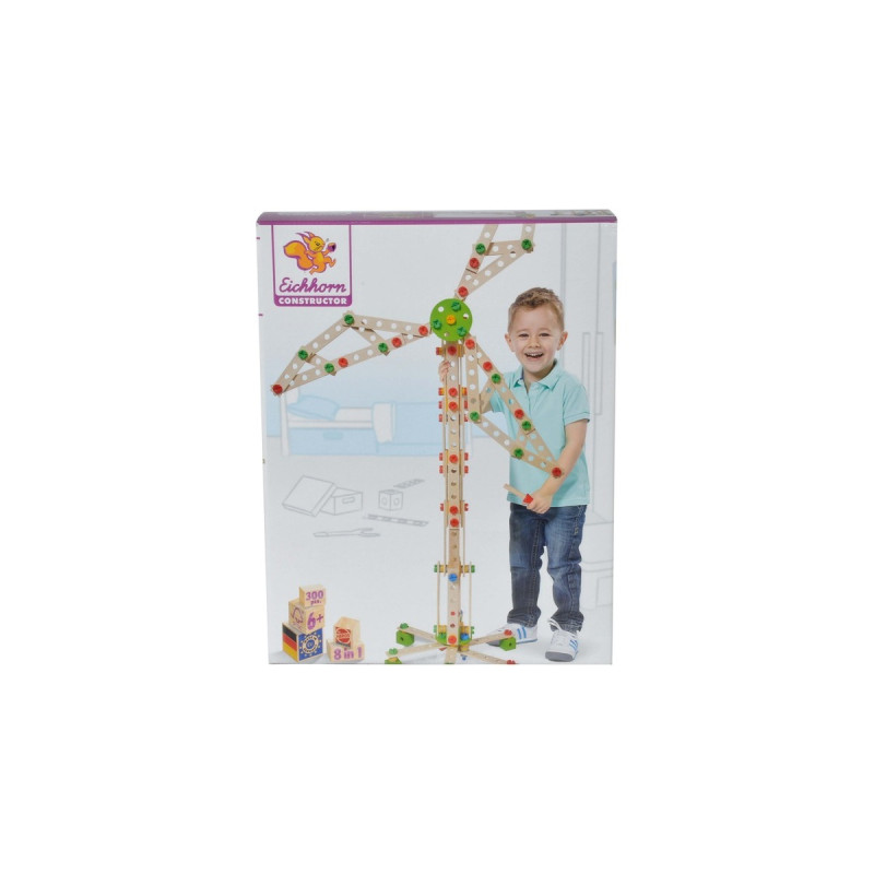 Eichhorn Constructor, Windrad, Baukasten(300 Teile)