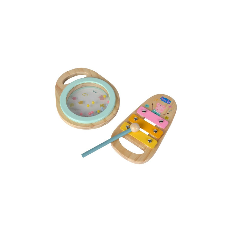 Eichhorn Peppa Pig Holz-Musikset, Musikinstrument(2-teilig)