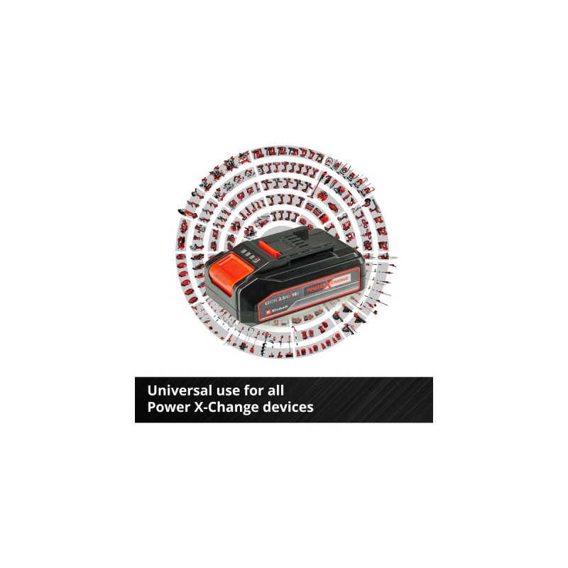 Einhell 18V 2,5Ah PXC Starter Kit, Set(schwarz, Ladegerät + Akku)