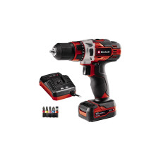 Einhell Akku-Bohrschrauber TE-CD 12/1 Li, 12Volt(rot/schwarz, Li-Ionen Akku 2Ah)