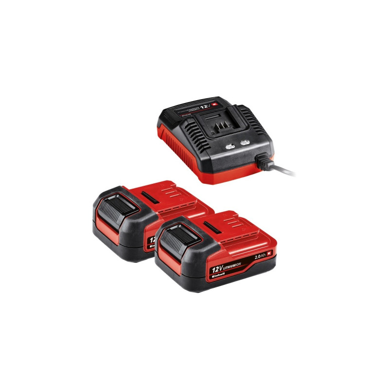 Einhell Akku-Bohrschrauber TE-CD 12/1 Li, 12Volt(rot/schwarz, 2x Li-Ionen Akku 2Ah)