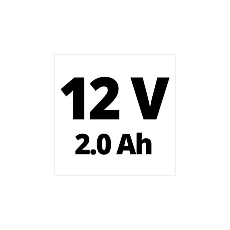 Einhell Akku-Bohrschrauber TE-CD 12/1 X-Li, 12Volt(rot/schwarz, Li-Ionen Akku 2Ah, Outlet)