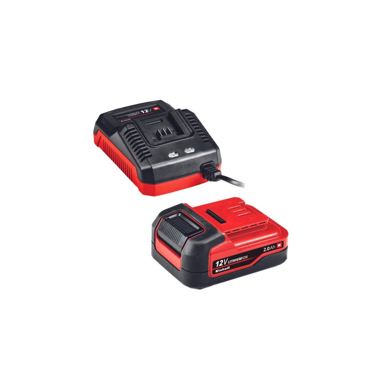 Einhell Akku-Bohrschrauber TE-CD 12/1 X-Li, 12Volt(rot/schwarz, Li-Ionen Akku 2Ah, Outlet)