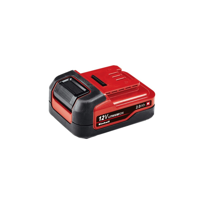 Einhell Akku-Bohrschrauber TE-CD 12/1 +22+CL, 12Volt(rot/schwarz, 2x Li-Ionen Akku 2Ah, 22-teiliges Bit- und Bohrerset + Akku-Leuchte)