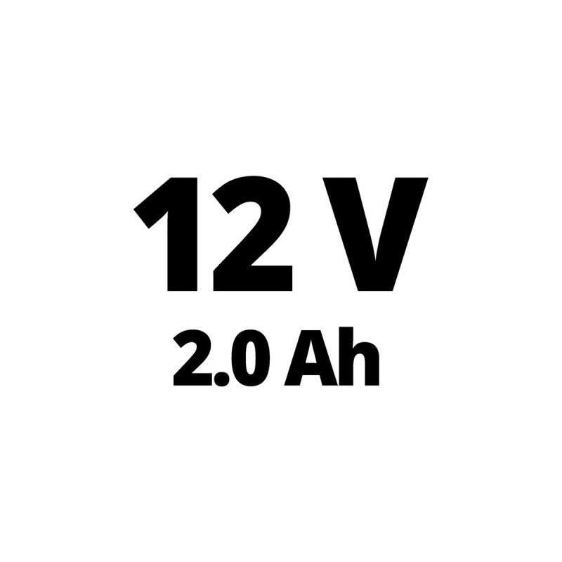 Einhell Akku-Bohrschrauber TE-CD 12/1 +22+CL, 12Volt(rot/schwarz, 2x Li-Ionen Akku 2Ah, 22-teiliges Bit- und Bohrerset + Akku-Leuchte)