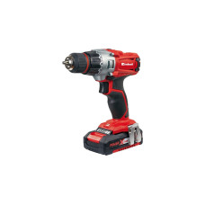 Einhell Akku-Bohrschrauber TE-CD 18/2 Li Kit(rot/schwarz, 2x Li-Ionen Akku 1,5Ah, Koffer)