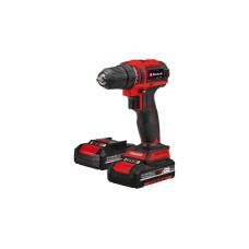 Einhell Akku-Bohrschrauber TE-CD 18/40 Li BL, 18Volt(rot/schwarz, 2x Li-Ion-Akku 2,0Ah, im Koffer)