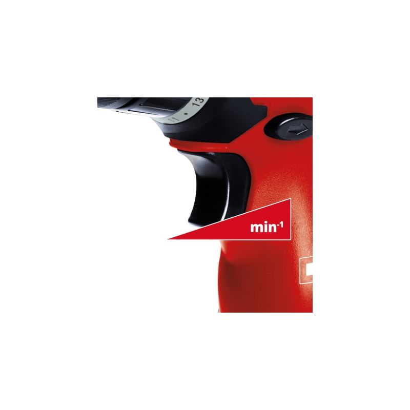 Einhell Akku-Bohrschrauber TH-CD 12-2 Li, 12Volt(rot/schwarz, Li-Ionen Akku 1,3Ah)