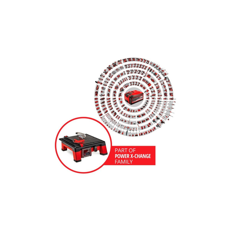 Einhell Akku-Fliesenschneidmaschine TE-TC 18/115 Li - Solo, 18Volt, Fliesenschneider(rot/schwarz, ohne Akku und Ladegerät)