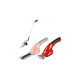 Einhell Akku-Gras-Strauchschere GC-CG 3,6 Li(rot/schwarz, Li-Ionen Akku 1,3Ah)