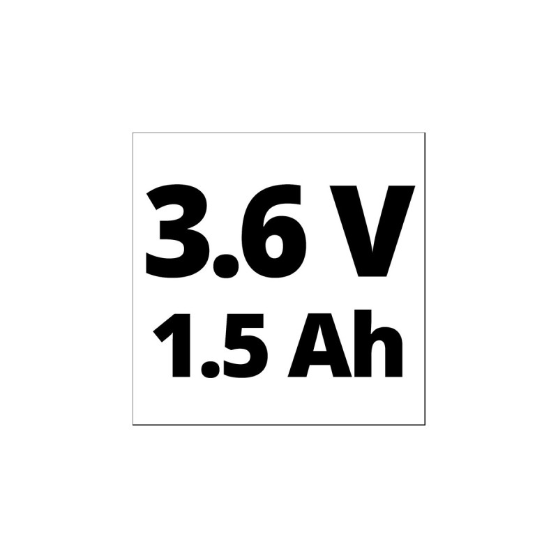 Einhell Akku-Gras-Strauchschere GC-CG 3,6 Li(rot/schwarz, Li-Ionen Akku 1,3Ah)