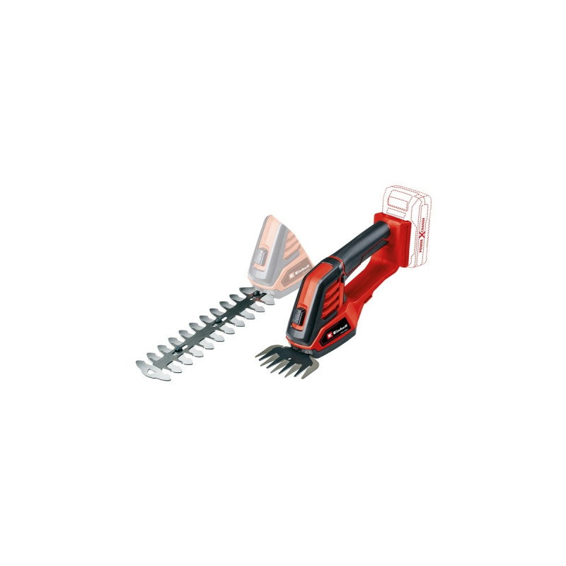 Einhell Akku-Grasschere/ -Strauchschere GE-CG 18/100 Li-Solo, 18Volt(rot/schwarz, ohne Akku und Ladegerät)