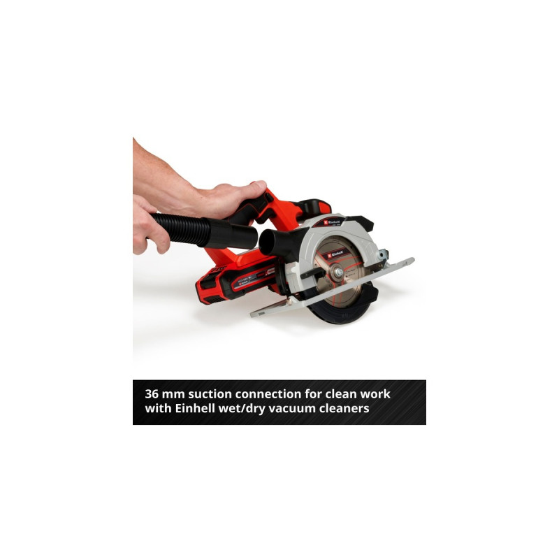 Einhell Akku-Handkreissäge TE-CS 18/150 Li-Solo, 18Volt(rot/schwarz, ohne Akku und Ladegerät)