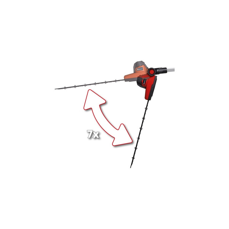 Einhell Akku-Heckenschere GC-HH 18/45 Li T(rot/schwarz, ohne Akku und Ladegerät)