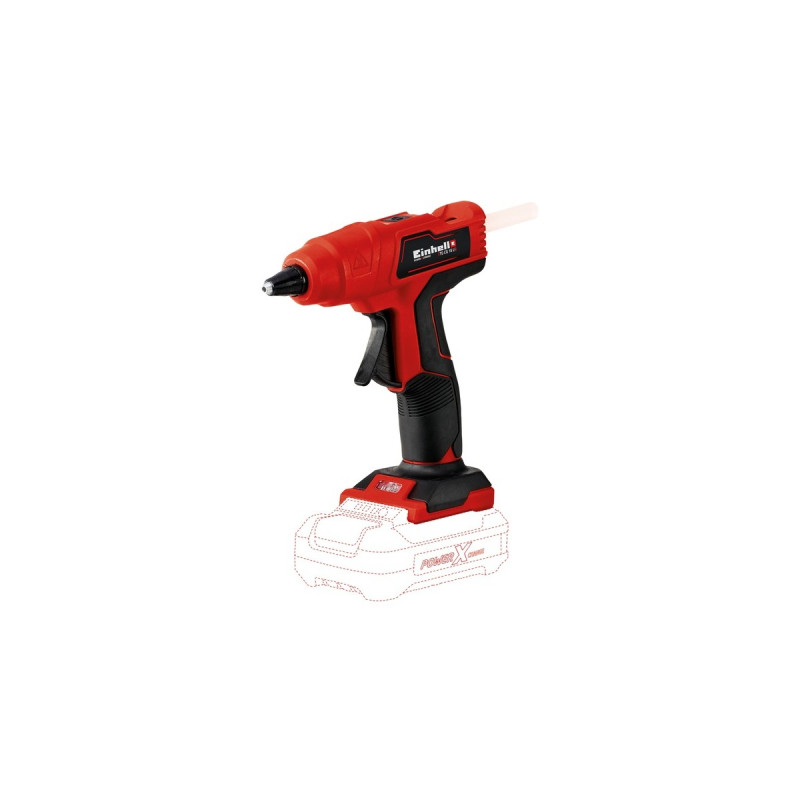 Einhell Akku-Heißklebepistole TE-CG 18 Li - Solo, 18Volt(rot/schwarz, ohne Akku und Ladegerät)