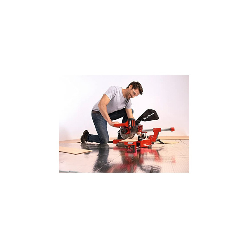 Einhell Akku-Kapp-und Gehrungssäge TE-MS 36/210 Li-Solo, 36Volt (2x18V)(rot, ohne Akku und Ladegerät)