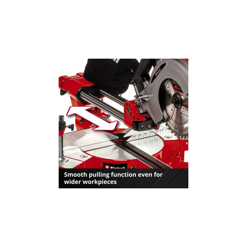 Einhell Akku-Kapp-und Gehrungssäge TE-MS 36/210 Li-Solo, 36Volt (2x18V)(rot, ohne Akku und Ladegerät)