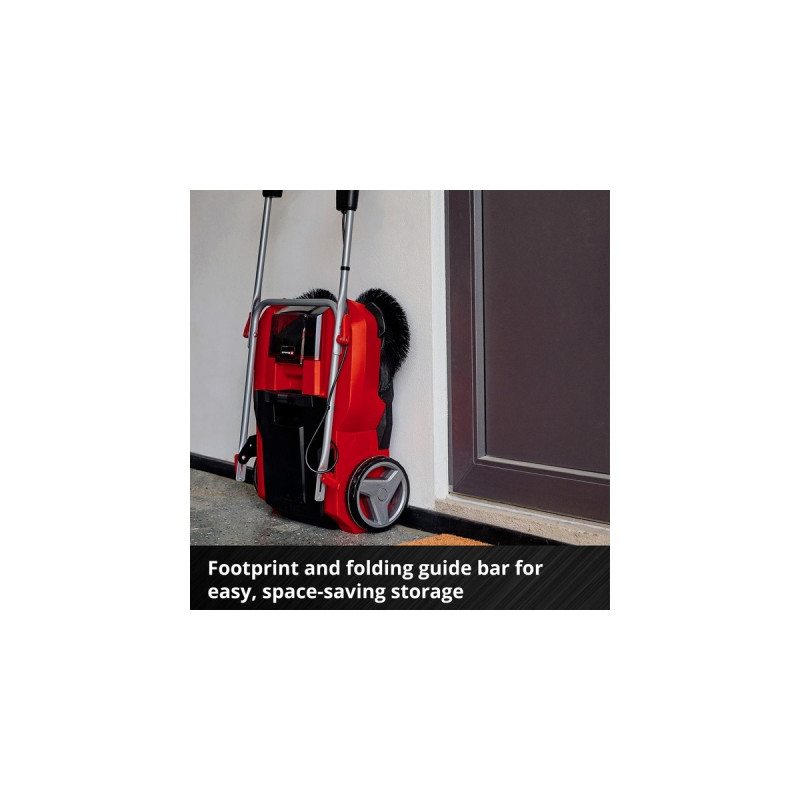 Einhell Akku-Kehrmaschine TE-SW 18/610 Li-Solo, 18Volt(rot/schwarz, ohne Akku und Ladegerät)