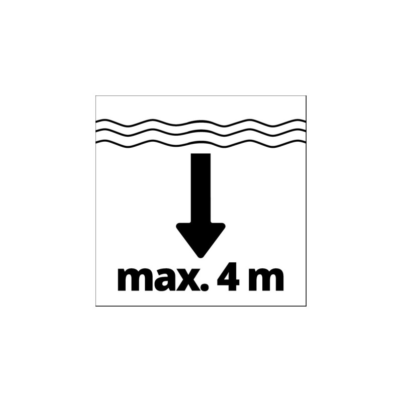 Einhell Akku-Klarwasserpumpe GE-SP 18 LL Li, Tauch- / Druckpumpe(rot/schwarz, Li-Ionen Akku 4Ah)