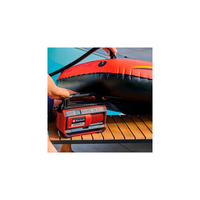 Einhell Akku-Kompressor PRESSITO 18/25, 18Volt(rot/schwarz, ohne Akku und Ladegerät)