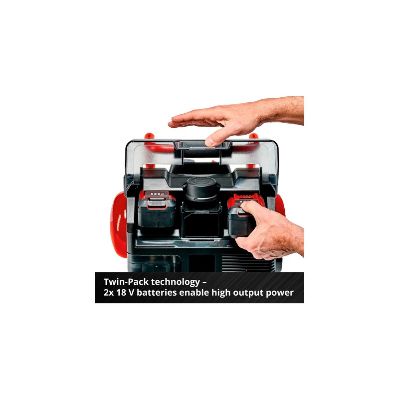 Einhell Akku-Kompressor TE-AC 36/6/8 Li OF Set-Solo(rot/schwarz, ohne Akku und Ladegerät)