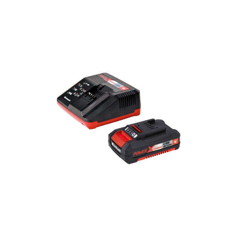 Einhell Akku-Laubbläser GE-CL 18 Li E Kit, 18Volt, Laubgebläse(rot/schwarz, Li-Ionen Akku 2,0Ah)