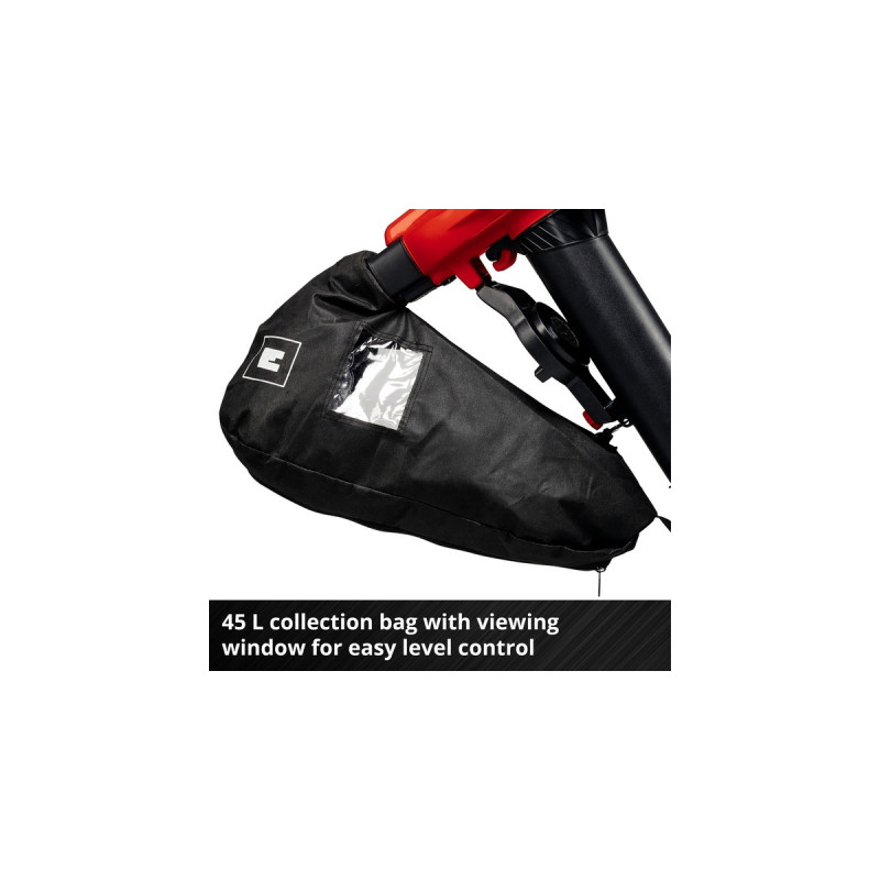 Einhell Akku-Laubsauger GE-CL 36/230 Li E-Solo, 36Volt (2x18V), Laubsauger/Laubbläser(rot/schwarz, ohne Akku und Ladegerät)