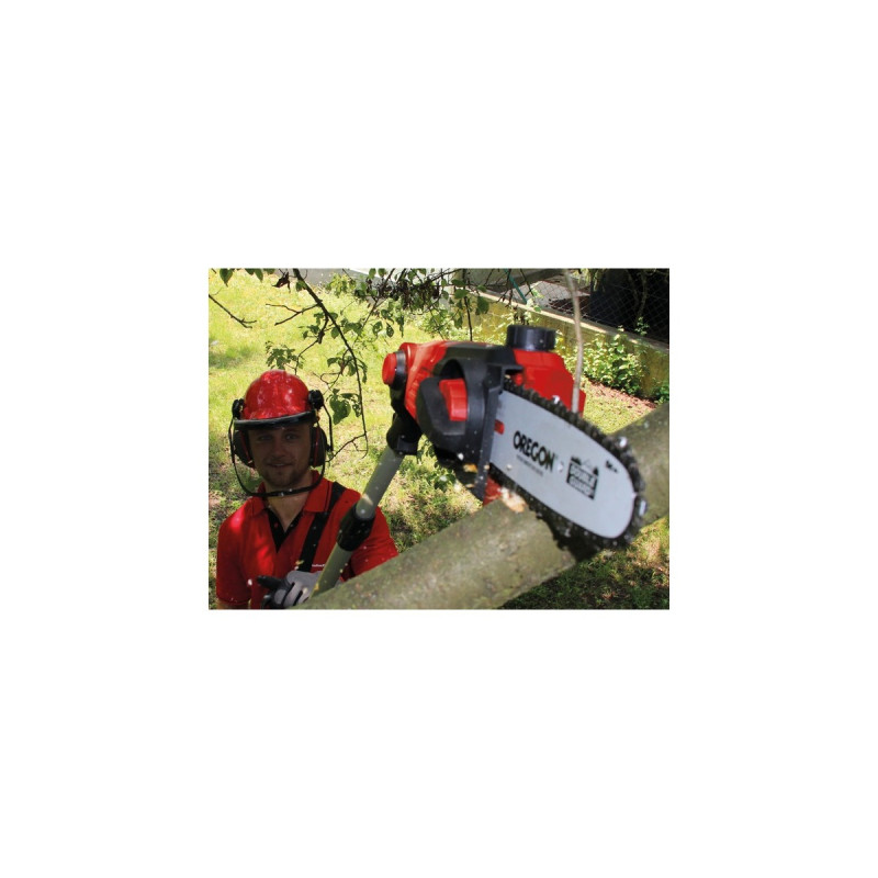 Einhell Akku-Multifunktionswerkzeug GE-HC 18Li T Kit, 18 Volt, Hochentaster(rot, Li-Ion-Akku 3,0Ah)