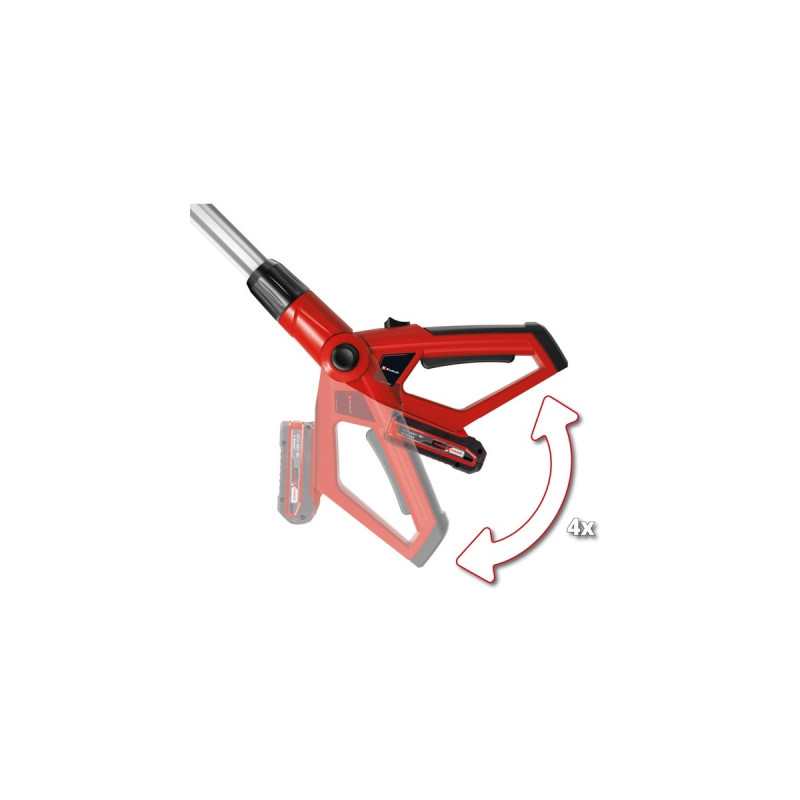 Einhell Akku-Multifunktionswerkzeug GE-HC 18Li T Kit, 18 Volt, Hochentaster(rot, Li-Ion-Akku 3,0Ah)