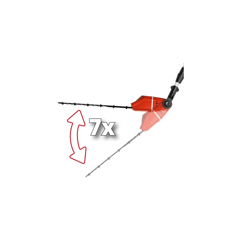 Einhell Akku-Multifunktionswerkzeug GE-HC 18Li T Kit, 18 Volt, Hochentaster(rot, Li-Ion-Akku 3,0Ah)