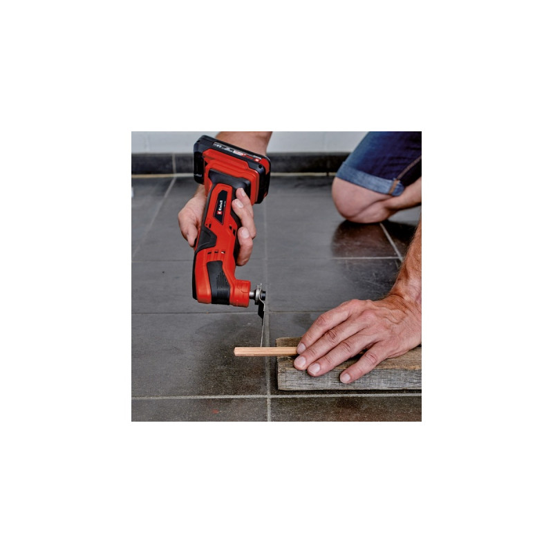 Einhell Akku-Multifunktionswerkzeug TC-MG 18 Li-Solo, 18Volt, Multifunktions-Werkzeug(rot/schwarz, ohne Akku und Ladegerät)