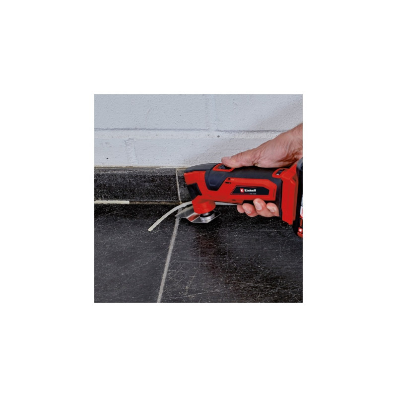 Einhell Akku-Multifunktionswerkzeug TC-MG 18 Li-Solo, 18Volt, Multifunktions-Werkzeug(rot/schwarz, ohne Akku und Ladegerät)